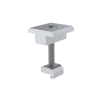 Sujetador Intermedio 35 Mm Para Montaje De Paneles Solares En Riel7