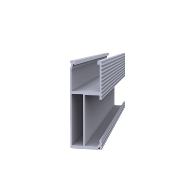 Riel 8 Para Montaje De Módulos Fotovoltaicos De Aluminio Anodizado De 1400mm.