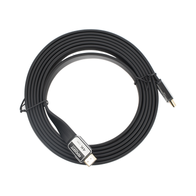 Cable HDMI de 3m | Alta Definición | Version 2.0 | Alta velocidad 18Gbps | 4K@60Hz | Conectores Chapados en Oro | Tipo Plano