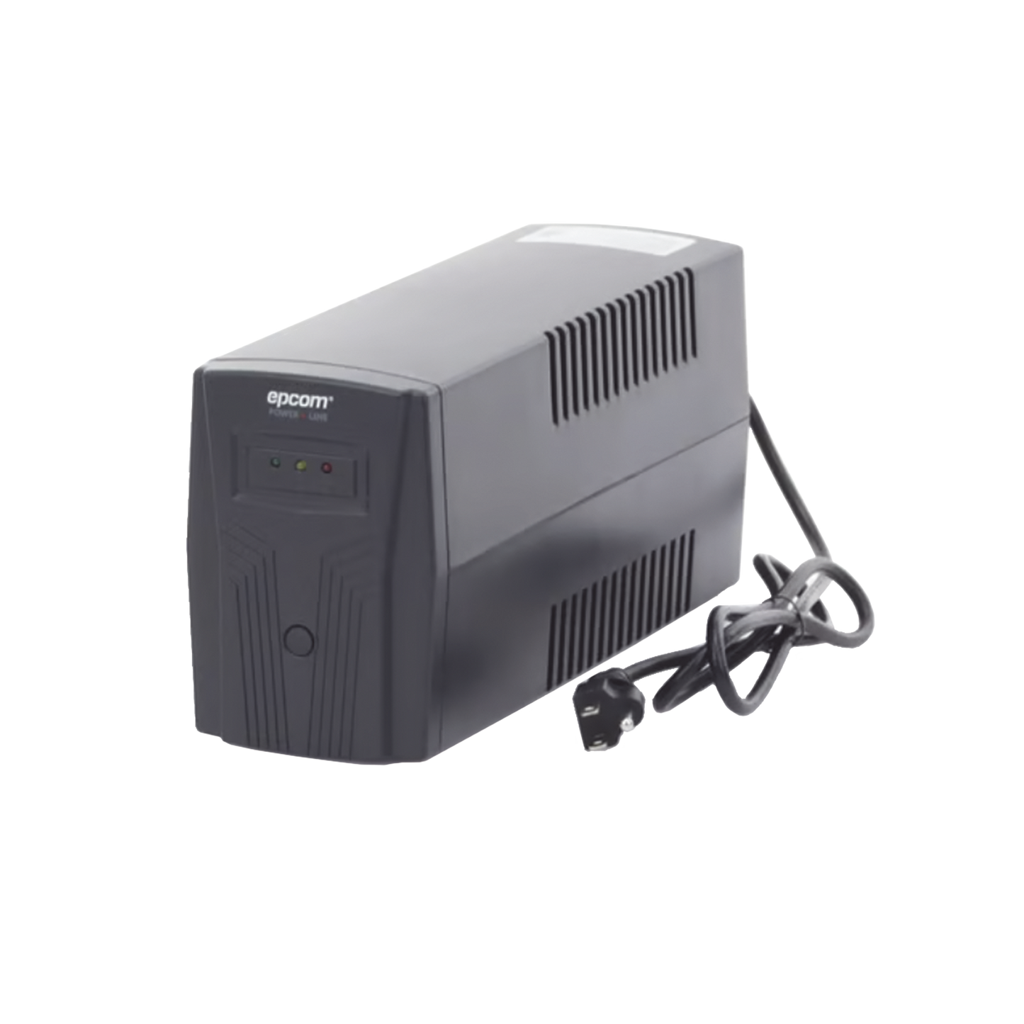 UPS de 850VA/510W / Topología Línea Interactiva / Entrada y Salida 120 Vca / Regulador de Voltaje AVR 80-150 Vca / Clavija NEMA 5-15P / 4 Tomas NEMA 5-15R /Sin RJ11 ni RJ45