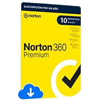 Esd Norton 360 Premium / Total Security /10 Dispositivos/1 AÑo/ Descarga Digital