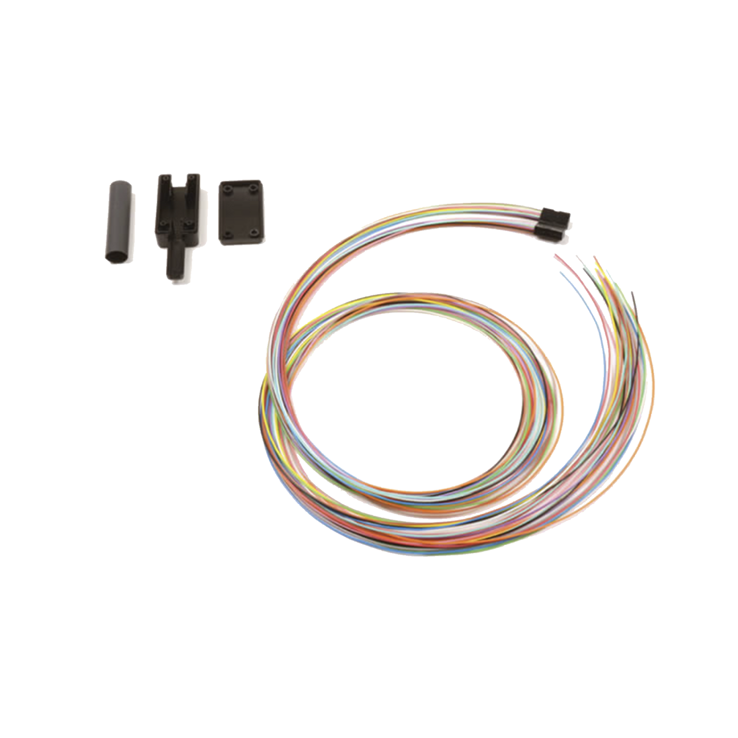 Kit Breakout de 24 fibras, para convertir fibra (Loose Tube) de 250 a 900 micras, 1 metro