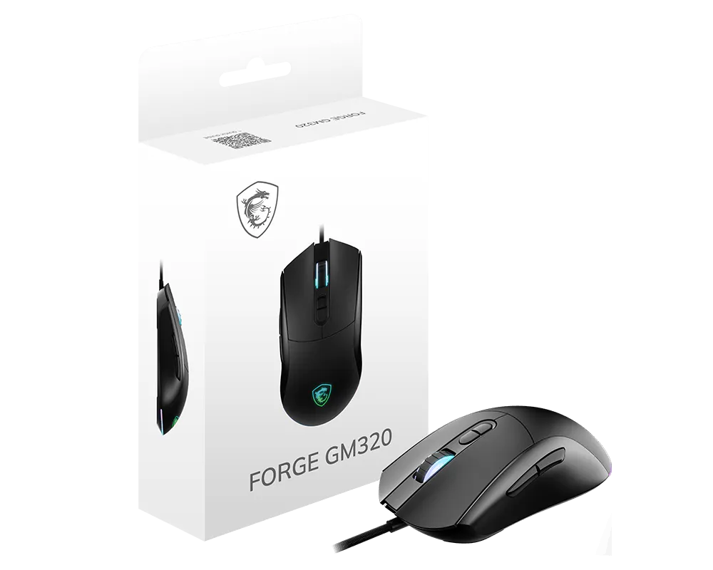 Mouse Msi Optico Forge Gm320 /cableado//usb/rgb/gamer