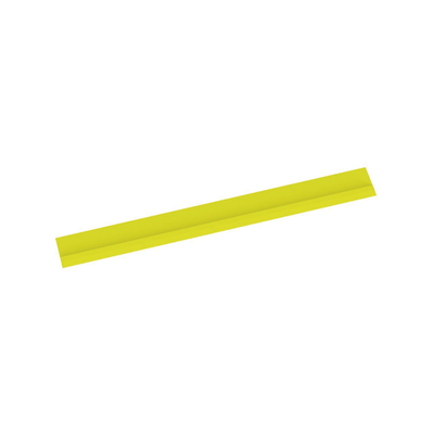 Tapa Con Bisagra A Presión Para Canaleta Fiberrunner™ Fr12x4yl6, De Pvc Rígido, Color Amarillo, 1.8 M De Largo