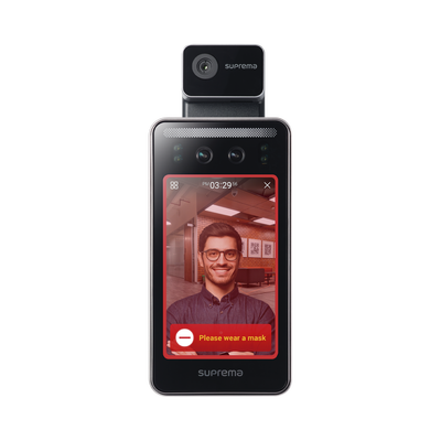 Face station F2, Lector Facial / Notificación por Temperatura / RFID(125kHz EM & 13.56 Mhz MIFARE) compatible con SEOS y con BioStar2