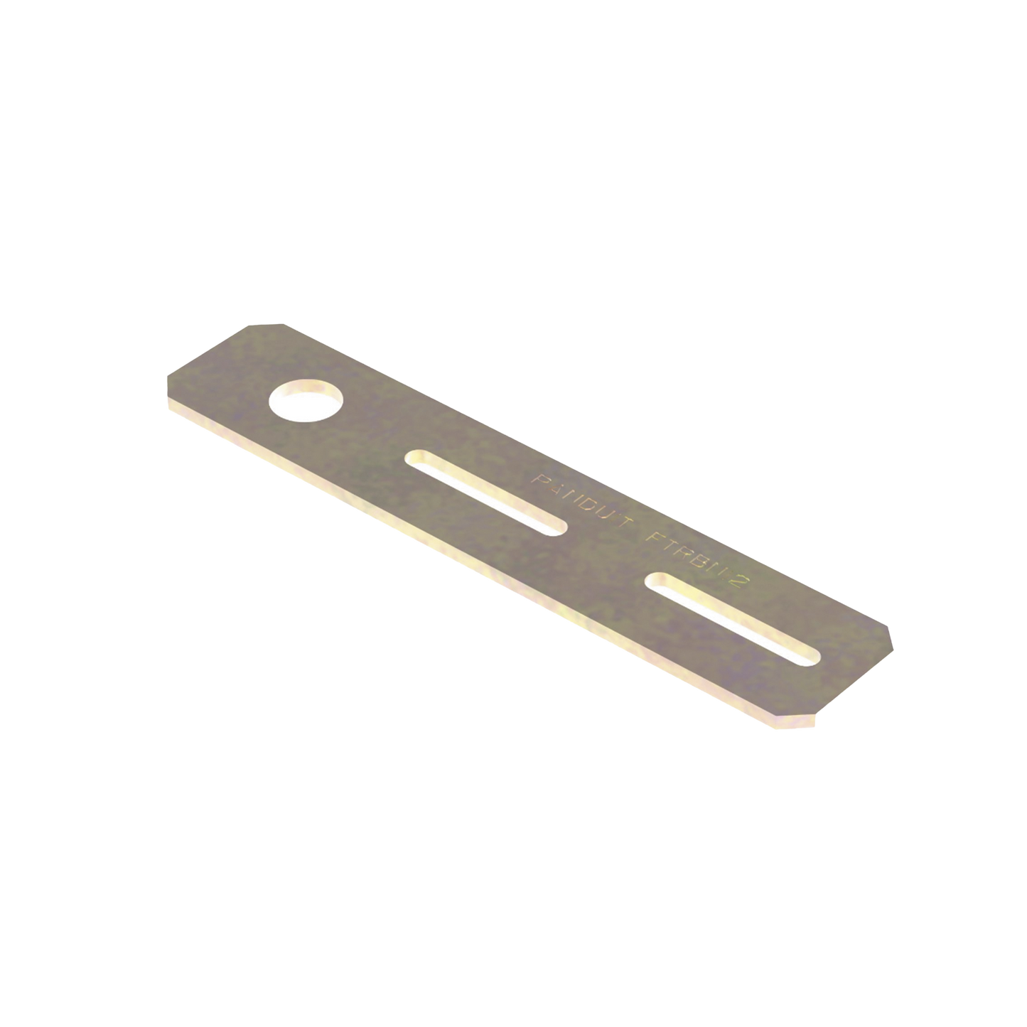 Soporte de Montaje a Techo, para Canaletas FiberRunner 2X2 o 4X4, Uso con Varilla Roscada de 1/2", Color Negro