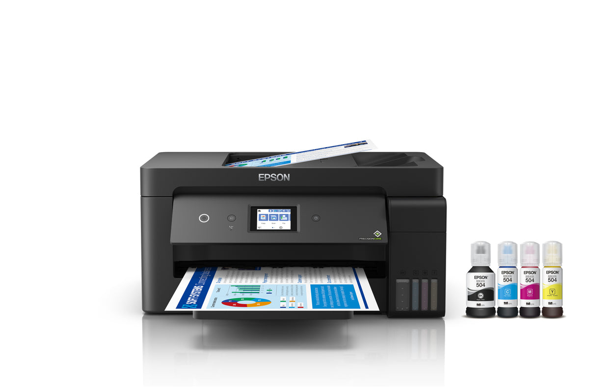 Multifuncional Epson L14150, Ppm 38 Negro/24 Color, Tinta Continua, Ecotank, Usb, Red, Wifi, Adf, Doble Carta, Tabloide