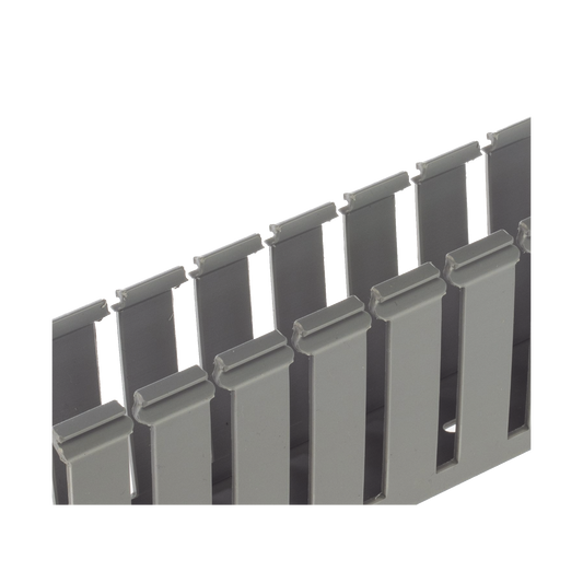 Canaleta Ranurada 3X3IN 6FT COLOR GRIS