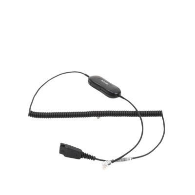 Cable para diademas BIZ1500, BIZ2300 y BIZ2400, para compatibilidad con telefonos AVAYA 96xx/16xx QD a RJ-9 (88001-03) (88001-04)