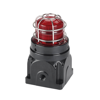Luz De Advertencia Led Para Ubicaciónes Peligrosas, Montaje Para Superficies, 120/240vca, Rojo