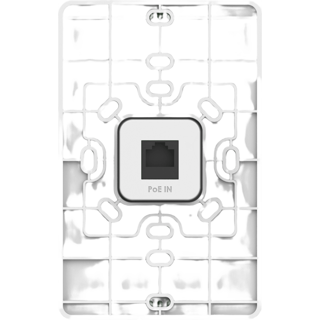 Punto De Acceso Wi-fi 6 802.11ax De Pared, Mu-mimo 2x2:2 (2.4g) Y 3x3:2 (5g), Throughput Inalámbrico De 3 Gbps Y 4 Puertos Gigabit Cableados