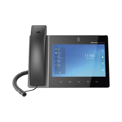Teléfono Ip Android 11, 16 Líneas Sip Con 16 Cuentas, Pantalla Táctil 8", Puertos Gigabit, Wi-fi, Bluetooth, Poe, Codec Opus, Ipv4/ipv6 Con Gestión En La Nube Gdms