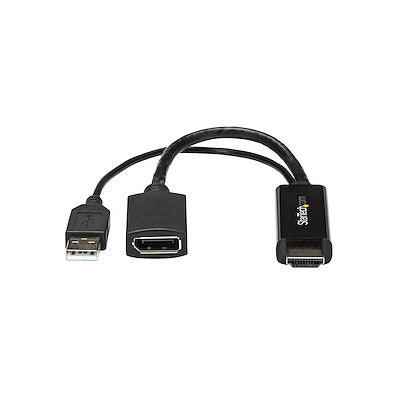 Adaptador De Video Hdmi A Displayport - Convertidor 4k Alimentado Por Usb - Startech.com Mod. Hd2dp