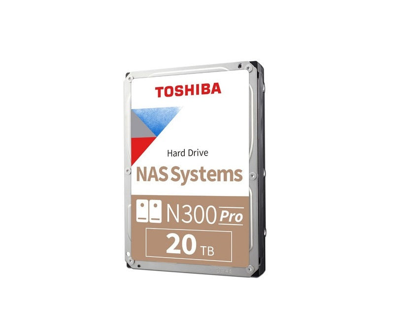 Dd Interno 20tb Nas Toshiba N300 Pro/sata 6.0 Gbits/3.5/cmr/7200 Rpm/velocidad De Transferencia 281mbs/cach 512/