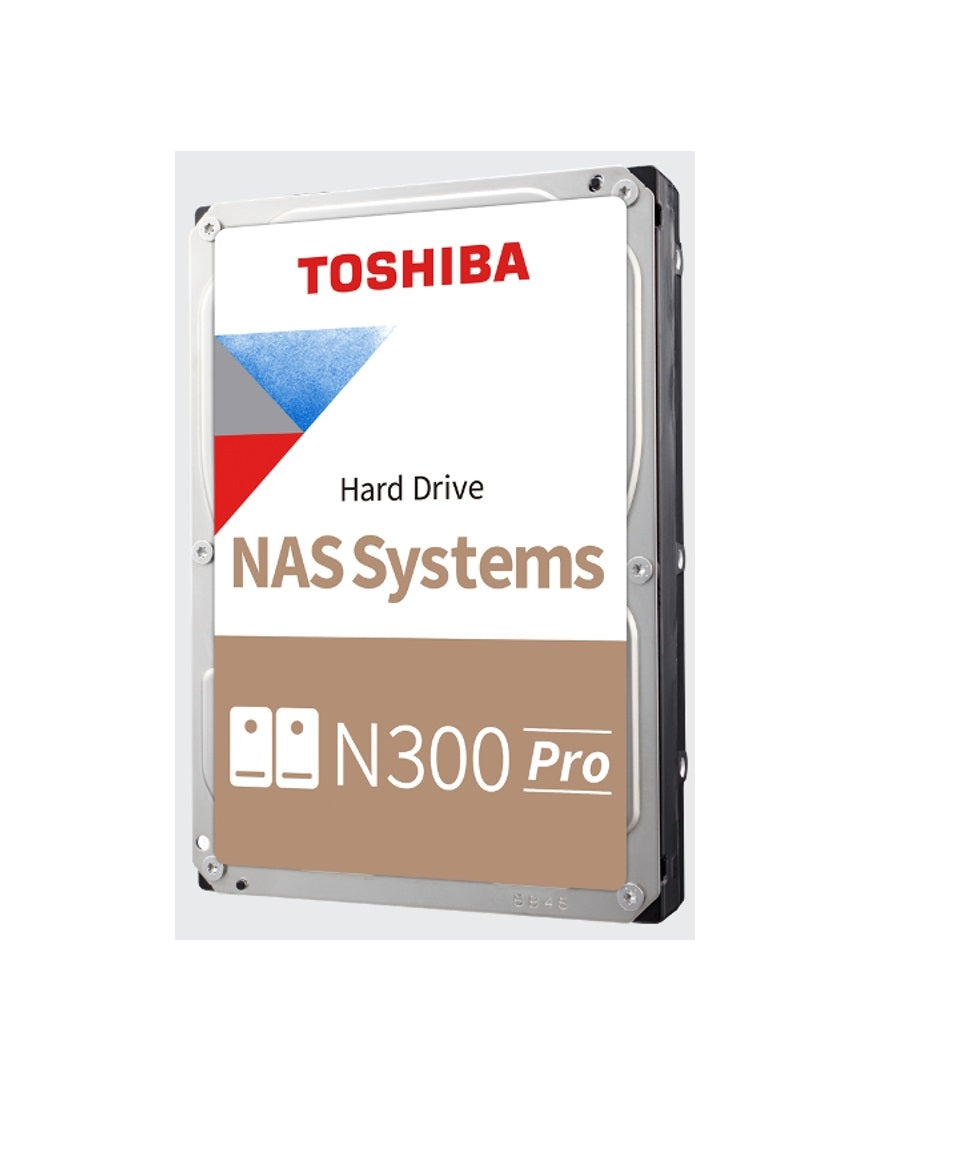 Dd Interno 22tb Nas Toshiba N300 Pro/sata 6.0 Gbits/3.5/cmr/7200 Rpm/velocidad De Transferencia 281mbs/cach 512/