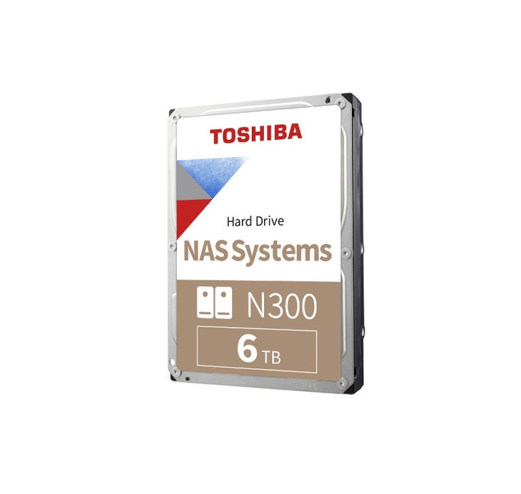 Dd Interno 6tb Nas Toshiba N300/sata 6.0 Gbits/3.5/cmr/7200 Rpm/velocidad De Transferencia 281mbs/cachÉ 512/