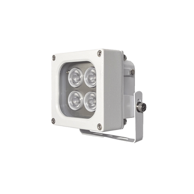 Iluminador Led De Alta Potencia | Luz Blanca | 10 Metros De Iluminación | Cobertura 120° | Ip66 | Bajo Consumo De Energía | Fotocélula Incorporada | Soporte En “u” | Carcasa De Aluminio | Alta Transmitancia De Luz. | C