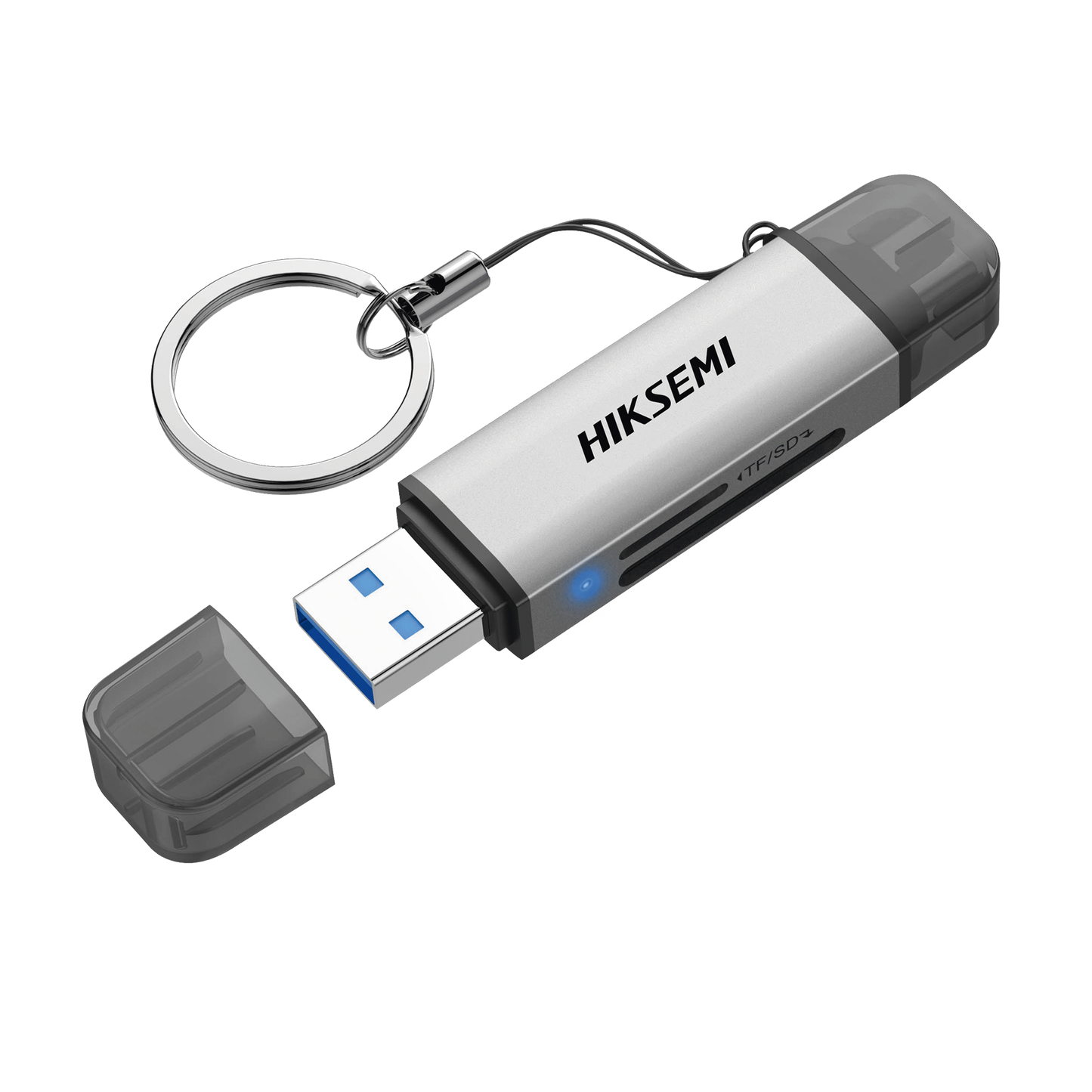 Lector de Tarjetas 2 en 1 / Conector Dual USB-A y USB-C / Soporta SD y Micro SD