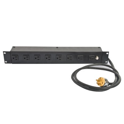 Tomacorriente Multiple Horizontal Para Rack 19".