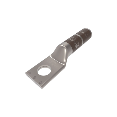 Zapata Terminal De Cañón Largo Para Tornillo 5/16" Y Calibre 2 Awg.