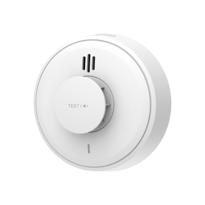 Detector De Calor/ Dahua/ Wisualarm Hy-ht10a-r8 Inalambrico (interconectable Hasta 24 Disp), Monitoreo De Temperatura, Deteccion Incendios De Clase A1 (54°c To 65°c), Sonido De Alarma De 85db, Certif