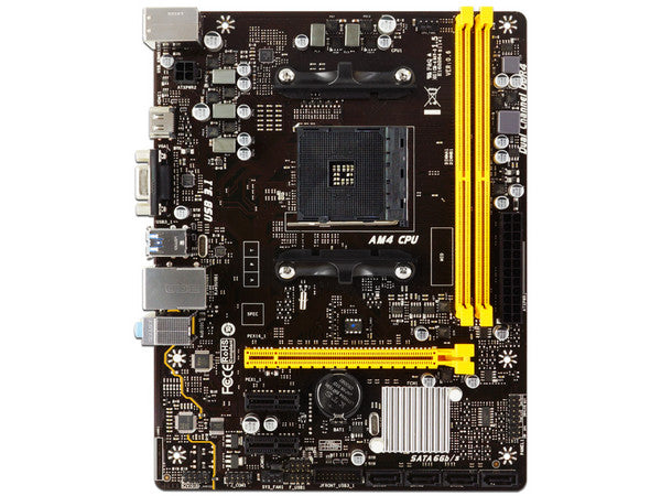Mb Biostar A320 Amd S-am4/ 2x Ddr4 2933/requiere Tarjeta De Video/hdmi/vga/ 3x Usb 3.1/micro-atx/gama Basica