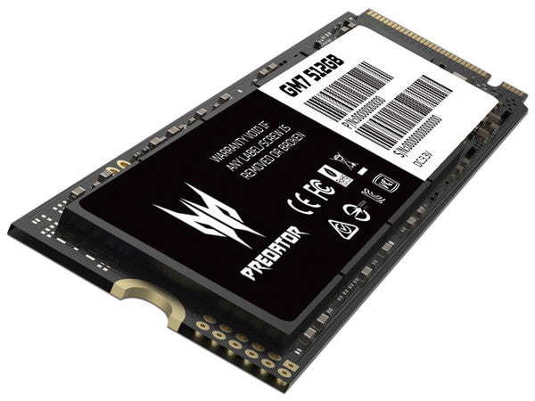 Unidad De Estado Solido Ssd Interno Predator Gm7 512gb M.2 2280 Nvme Pcie Gen 4x4 Lect.7200 Escrit.6300 Mbs 3d Tlc Nand Pc Laptop Minipc (bl.9bwwr.117)