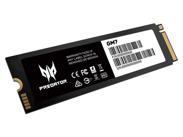 Unidad De Estado Solido Ssd Interno Predator Gm7 1tb M.2 2280 Nvme 2.0 Pcie Gen 4x4 Lect.7400 Escrit.6500 Mbs 3d Tlc Nand Pc Laptop Minipc (bl.9bwwr.118)
