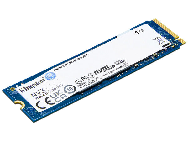 Unidad De Estado Solido Kingston Interno Snv3s Nv3 1tb M.2 2280 Nvme Pcie Gen 4x4 Lect.6000/escrit.4000 Mb/s Pc/laptop/mini Pc Snv3s/1000g