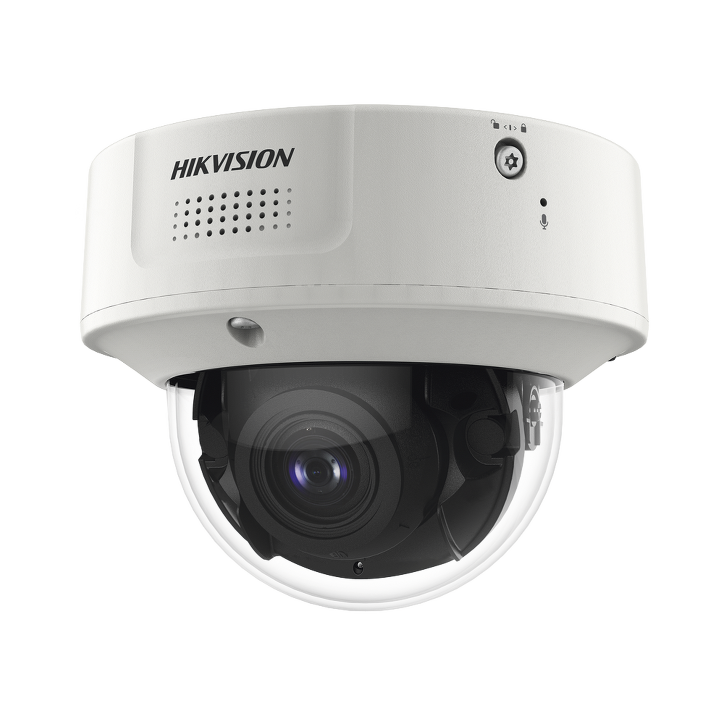 Domo Ip 4 Megapixel / Lente Mot. 2.8 - 12 Mm / 40 Mts Ir Exir / Ip67 / Ik10 / H.265+ / Conteo De Personas Por Detección De Rostro (base De Datos) / Wdr 140 Db / Deepinview / 2 Micrófonos Integrados