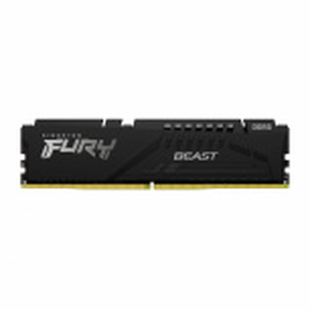 Memoria Ram Kingston Dimm Ddr5 16gb 5200mt/s Fury Beast Black Cl40 288pin 1.25v C/disipador De Calor P/pc/gamer/alto Rendimiento Kf552c40bb-16