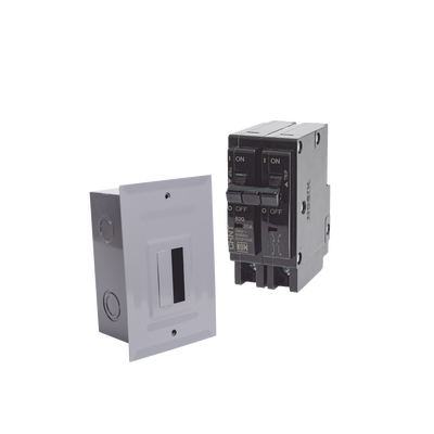 Kit Centro De Carga Para Empotrar Con 1 Interruptor Térmico De 2 Polos, 30amp 120/240vca 10ka.