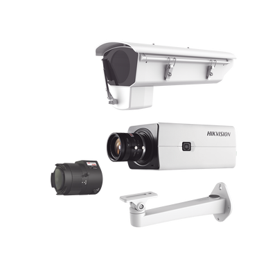 Kit De Cámara Ip Con Gabinete Para Cuartos Frios Con Ventilador, Calefacción Y Parabrisas Incluye Lente Varifocal