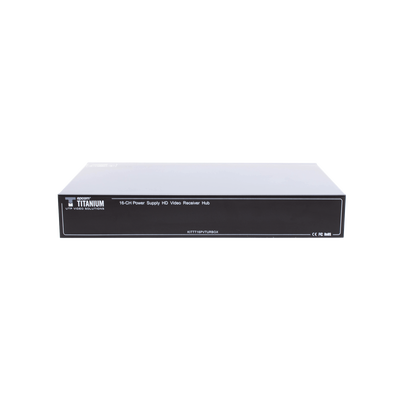 (solo Receptor) Transceptor Activo De 16 Canales / Video+poder En Un Solo Cable Utp / 150 Metros En 4k, 200 Metros En 5 Mp/ Envía 36 Vcc Y Recibe 12 Vcc / Todo Incluido Para Rack / Hd-tvi/cvi/ahd/cvbs / Sin Ruido / InstalaciÓn Limpia.