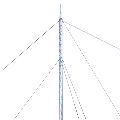 Kit De Torre Arriostrada De Techo De 15 M Con Tramo Stz30 Galvanizado Electrolítico (no Incluye Retenida).