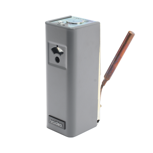 Controlador aquastat de límite alto o bajo. Temperatura de funcionamiento de 4 °C a 82 °C