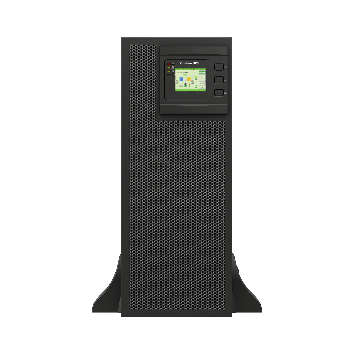 UPS de 30 KVA/30 kW, Online Doble Conversión, 220 Vac L-L de Entrada 3 Fases, Entrada Hardwired, Onda Senoidal Pura, Torre o Rack