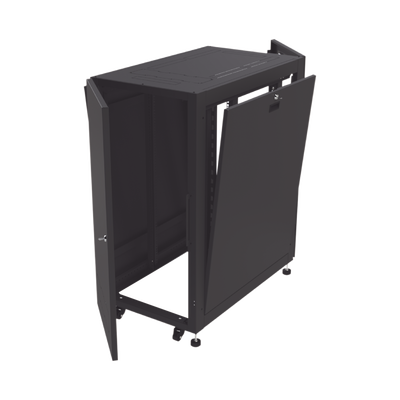 Gabinete Profesional para Telecomunicaciones de 24UR, 600 mm de Ancho x 1000 mm de Profundidad, Se envía el Gabinete Armado.