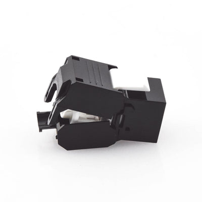 Módulo Jack Keystone Cat5e (toolless), con terminación en ángulo 180 º Color Negro, Compatible con Faceplate y Patchpanel Linkedpro