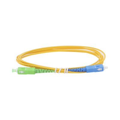 Jumper De Fibra Óptica Monomodo Sc/apc-sc/upc Simplex De 2 Metros, 2mm