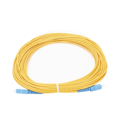 Jumper de Fibra Óptica Monomodo SC/UPC-SC/UPC Simplex de 20 metros, 3mm