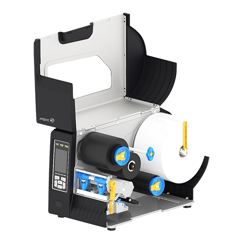 Impresora De Etiquetas 3nstar Ltt644 , Transferencia Termica Y Termica Directa, DiseÑo Industrial Gris/ Negro Con Facil Carga De Cinta Y Etiqueta , Usb,lan Y Serial , 200mm/s, 300 Dpi