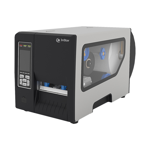Impresora De Etiquetas 3nstar Ltt644 , Transferencia Termica Y Termica Directa, DiseÑo Industrial Gris/ Negro Con Facil Carga De Cinta Y Etiqueta , Usb,lan Y Serial , 200mm/s, 300 Dpi