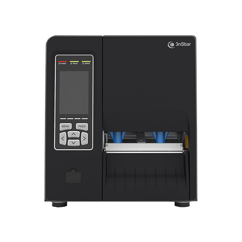Impresora De Etiquetas 3nstar Ltt644 , Transferencia Termica Y Termica Directa, DiseÑo Industrial Gris/ Negro Con Facil Carga De Cinta Y Etiqueta , Usb,lan Y Serial , 200mm/s, 300 Dpi