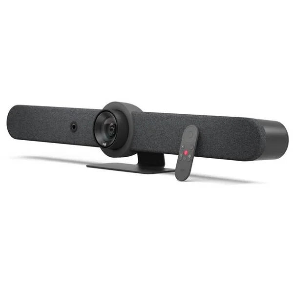 Sistema De Videoconferencia Logitech Rally Bar All In One 4k 30fps Zoom 15x Hd Ideal Para Salas Medianas Y Grandes Grafito.