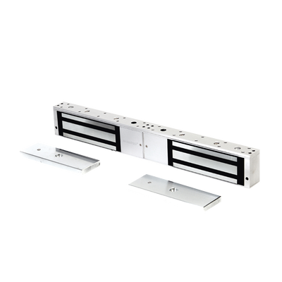 Chapa Magnética De 1200 Lbs /para Puertas Dobles/ Interior/ Led / Sensor Bloqueo