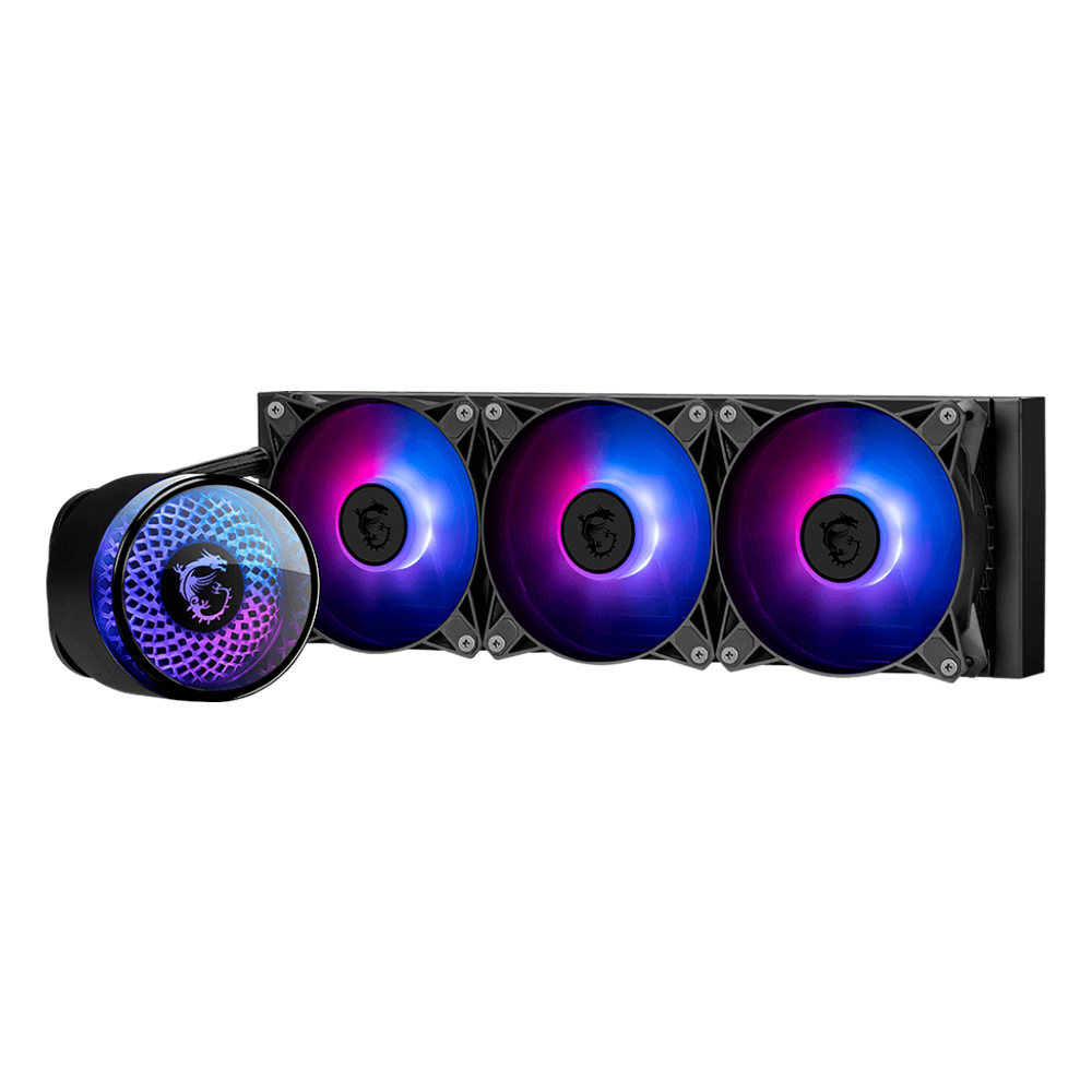 Disipador De Enfriamiento Liquido Msi Mag Coreliquid A12 360 / Black/ 360mm / Intel ,1700, 1851 / Amd Am5, Am4 / Rgb