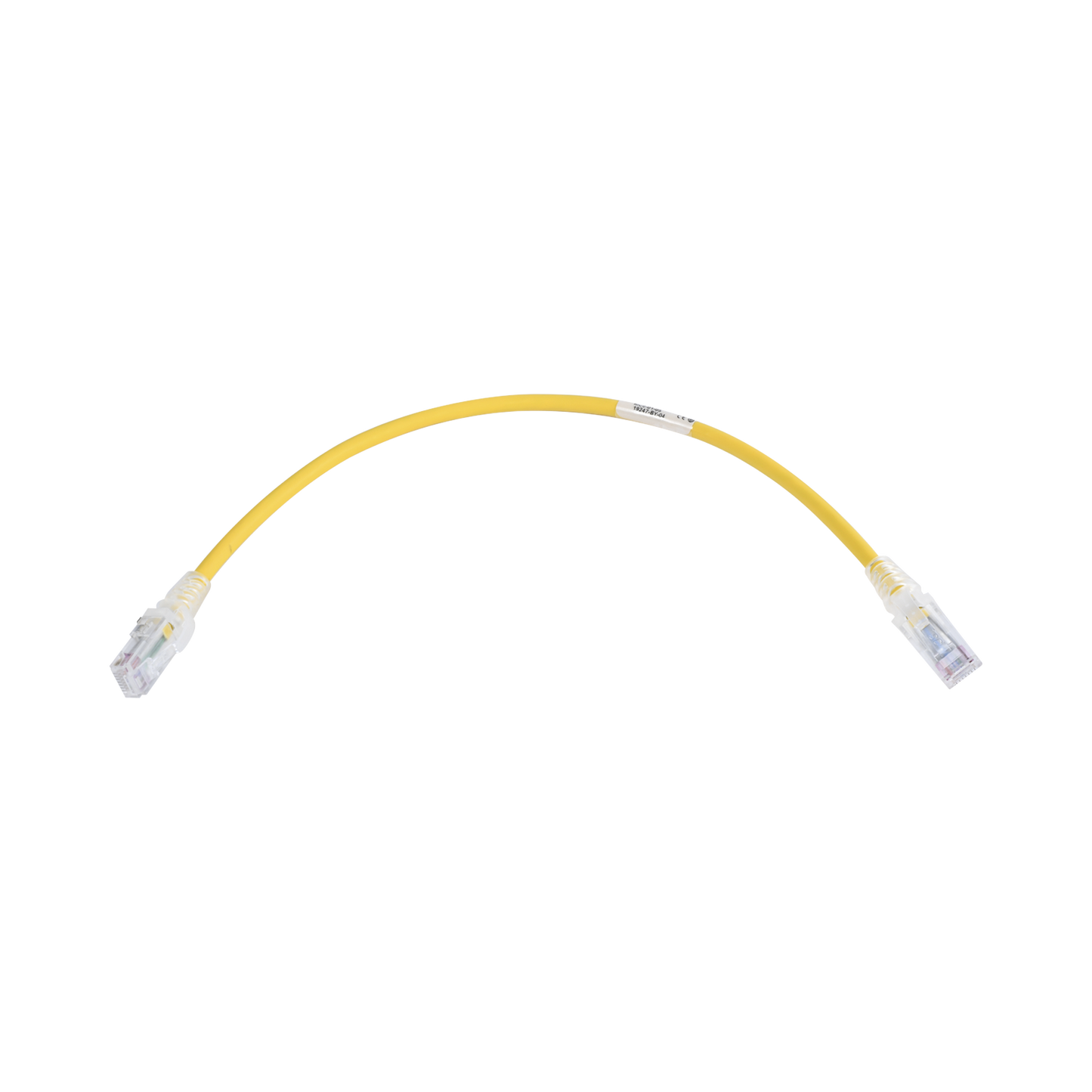 Patch Cord MC6 Modular Cat6 UTP, CM/LS0H, 1ft, Color Amarillo