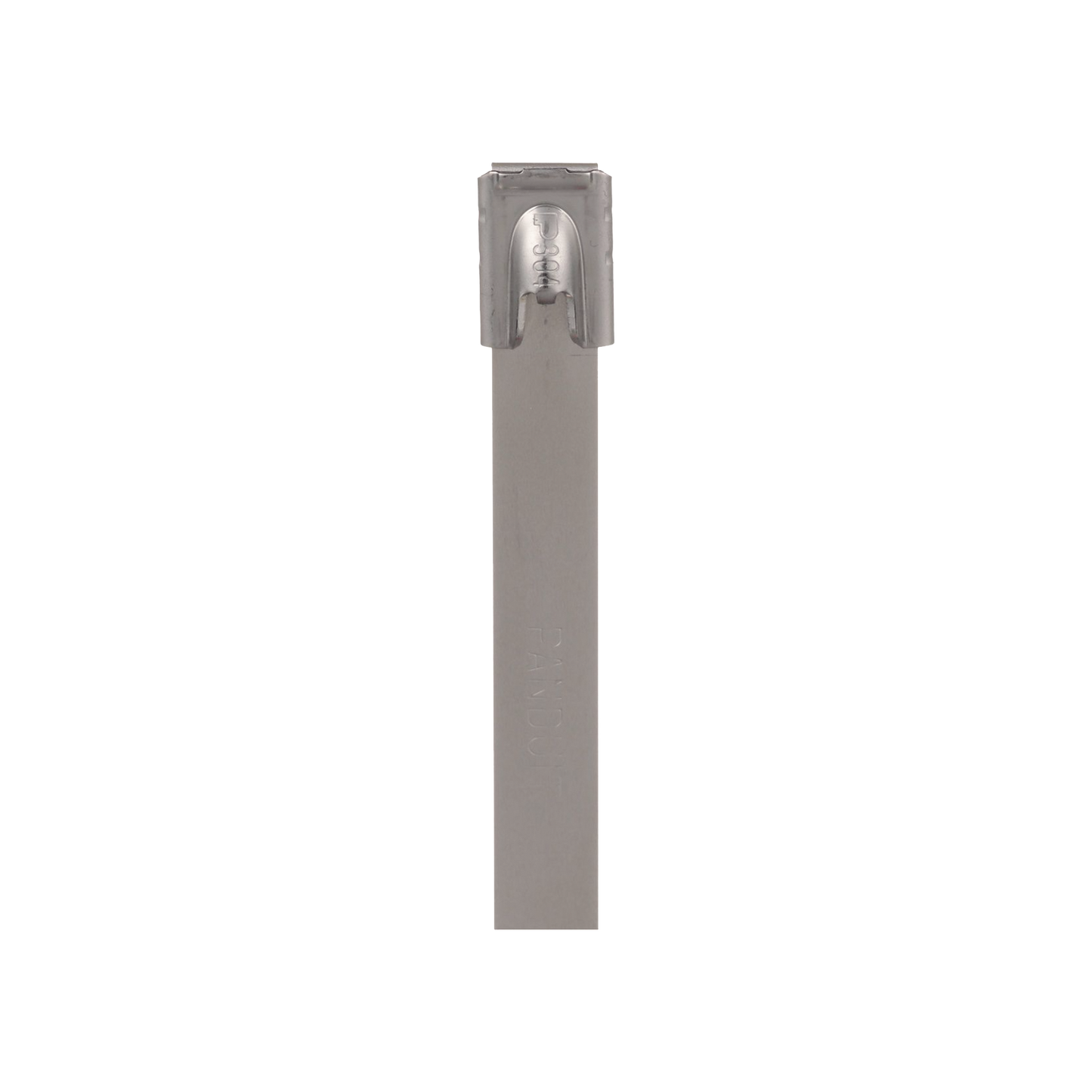 Cincho Pan-Steel™ de Acero Inoxidable 316, de 362mm largo x 7.9mm ancho, Color Metálico, Paquete de 50pz