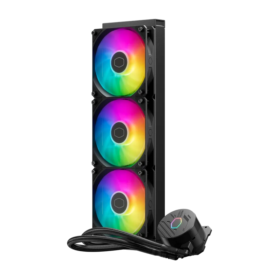 Disipador De Enfriamiento Liquido Cooler Master Masterliquid Serie Core Ii 360 / Argb / Negro / Gamer